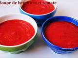 Soupe de betterave et tomate