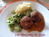 Boulettes de sanglier au sirop de Liège