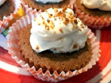 Cupcakes à la farine de sorgho, ganache au chocolat blanc du Chef Anto