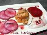 Tartare de truite pour Octobre rose