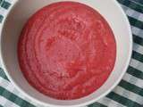 Compote toute rose pommes et betterave