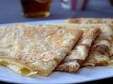 Crêpes sucrées fines et légères