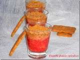 Crumble aux fraises