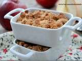 Crumble aux pommes