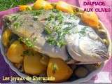 Dorade, recette de daurade aux olives