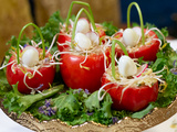 Salade nids de tomates