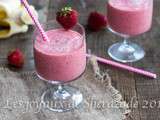 Smoothie fraise, banane