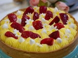 Tarte citron- fraise