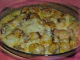 Gratin de chou-fleur curry et raclette