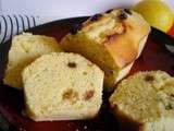 Cake au citron et raisins secs