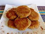 Galettes de lentilles corail et patate douce