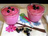 Mousse de cassis legere