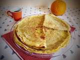 Pâte a crêpes au jus d'oranges