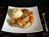 Tajine de veau aux oignons (miel et épices douces)