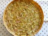 Tarte a la rhubarbe et a la ricotta