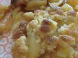 Crumble aux pommes & caramel au beurre salé