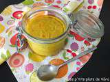 Petits flans de lentilles corail au curcuma