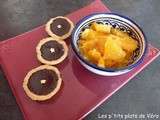 Tartelettes au chocolat et salade d'oranges