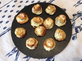 Mini flans au bacon et emmental