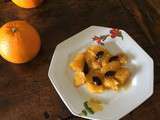 Salade d'oranges aux olives noires