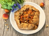 Tarte rustique aux abricots et aux noisettes