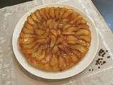 Tatin fine aux poires et caramel beurre salé