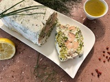 Terrine de saumon au brocoli et au yaourt aux herbes