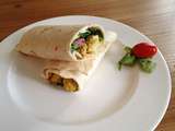 Wrap de poulet au curry