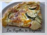 Tarte aux légumes d'été et serrano