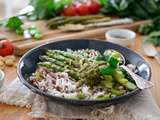 Asperges grillées au pesto d’estragon