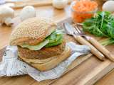 Burger au steak de champignons