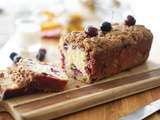 Cake aux cerises façon crumble