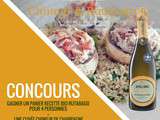 #Concours – Gagnez un repas pour 4 personnes accompagné d’une bouteille de champagne