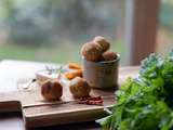 Croquettes de carottes sauce tahini