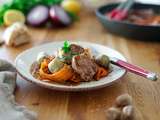 Filet mignon aux tagliatelles de carottes