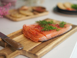 Gravlax de saumon