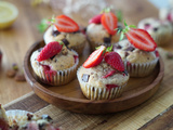 Muffins fraise chocolat