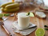 Smoothie banane citron vert