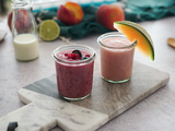 Smoothie melon framboise anti gaspi