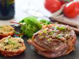 Steak au prosciutto et ses tomates provencales