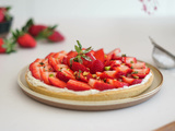 Tarte aux fraises et à la chantilly