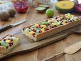 Tarte aux fruits exotiques