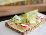 Tartine Autrichienne à la Tomme aux fleurs d’Autriche