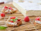 Tartines Brie De Meaux aop, Bacon et Framboises