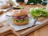 Veggie Burger aux haricots rouges et guacamole