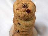 Cookies aux cranberries et flocons d'avoine, sur les traces de Christophe Michalak et Terraillon