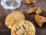 Cookies chocolat au lait, noix et beurre noisette