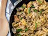 One pot pasta au poulet et aux champignons #Bon plan