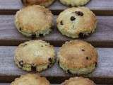 Scones aux pepites de chocolat