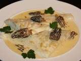 Turbot poche aux morilles - ca fuse et ca infuse